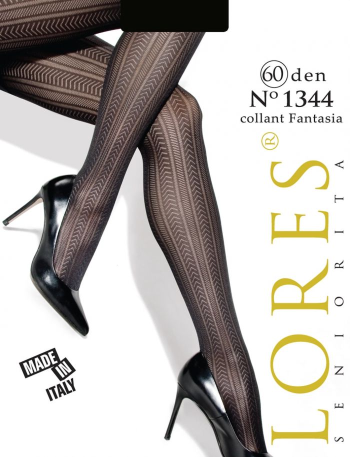 Seniorita Lores No 1344 60 Den Collant Fantasia  Collection 2017 | Pantyhose Library